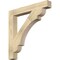 Ekena Millwork Olympic Block Rough Sawn Bracket, Douglas Fir, 4"W x 32"D x 32"H BKT04X32X32OLY05RDF - alternate 1
